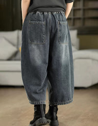 Women's Winter Casual Loose Fleece Lined Jeans