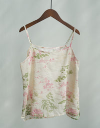 Floral Print Spaghetti Strap Camisole Top
