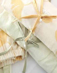 Loose Casual Ginkgo Leaf Pure Cotton Loungewear Set