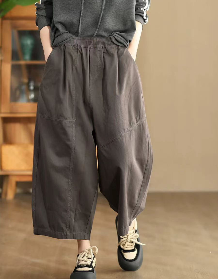 Loose Casual Nine-point Wide Leg Pants