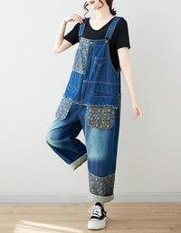 Comfortable denim overall jumpsuit everyday wear