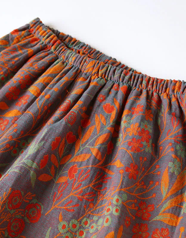 Loose Comfortable Leaf Pure Cotton Loungewear Set