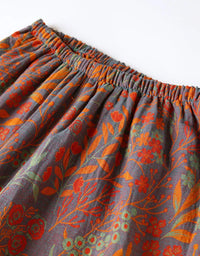 Loose Comfortable Leaf Pure Cotton Loungewear Set