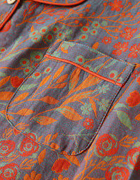 Loose Comfortable Leaf Pure Cotton Loungewear Set