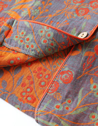 Loose Comfortable Leaf Pure Cotton Loungewear Set