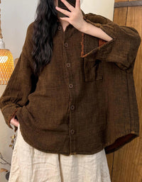 Oversized Casual Autumn Long Sleeve Cotton Shirt