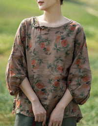 Oversized Loose Fit Floral shirt