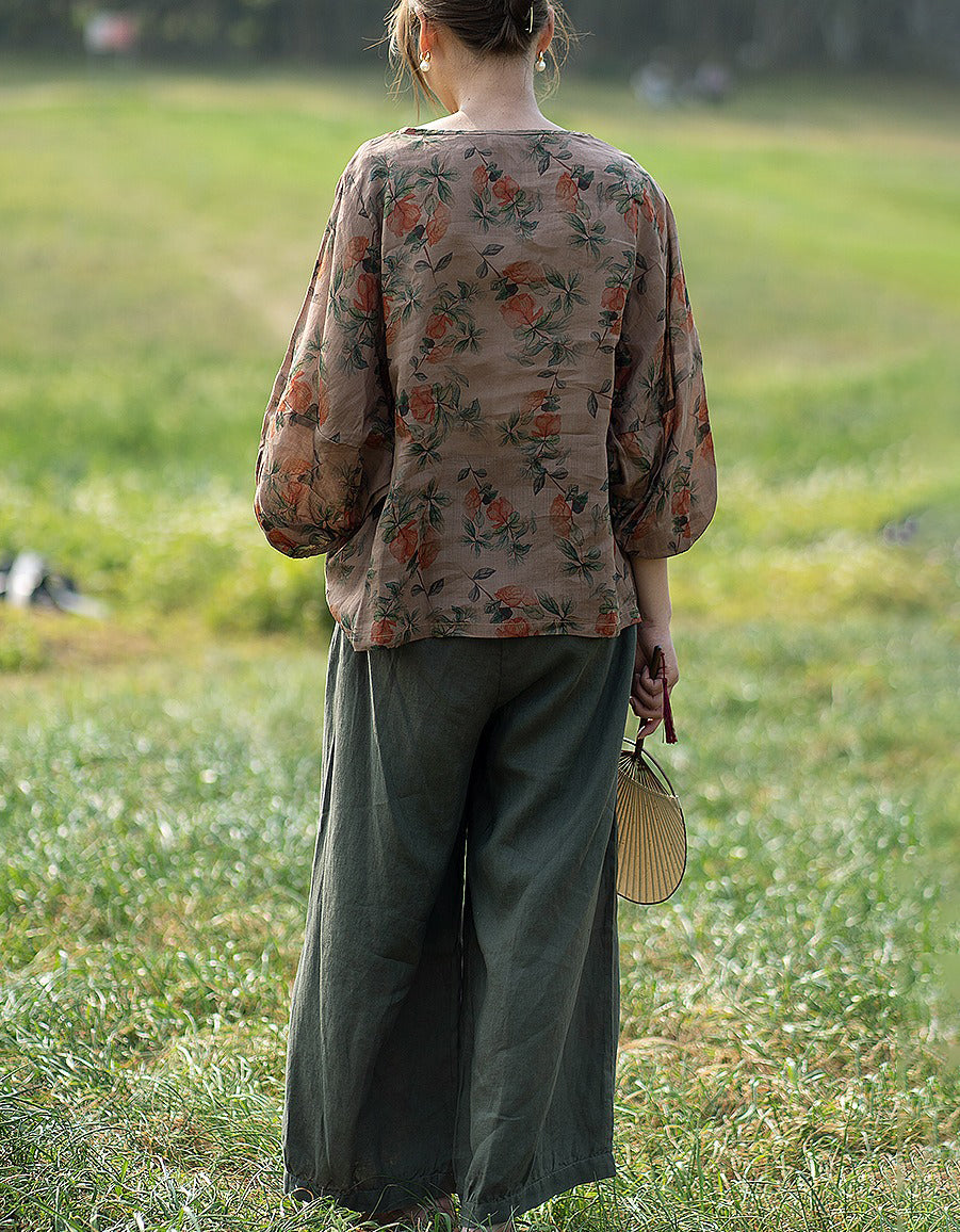 Oversized Loose Fit Floral shirt