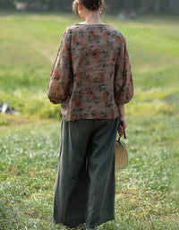 Oversized Loose Fit Floral shirt