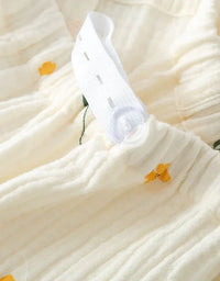 Pure Cotton Floral Comfortable Kimono Pajama Set - Islinen