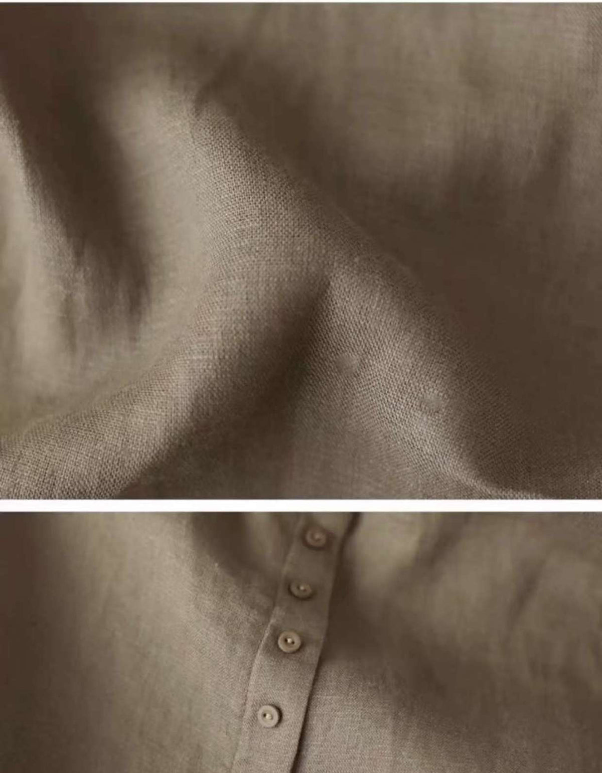 Sand-washed Front Slits Summer Linen Skirt