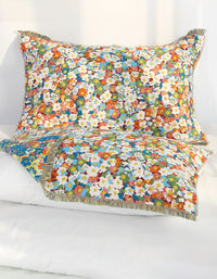 Skin-friendly Pure Cotton Tassel Floral Pillow Cover(2PCS)