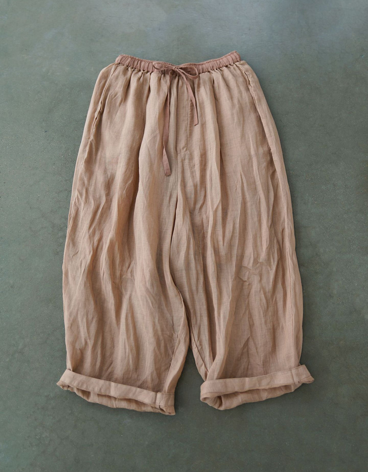 Soft Casual Wide Leg Linen Pants