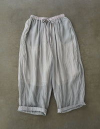 Soft Casual Wide Leg Linen Pants