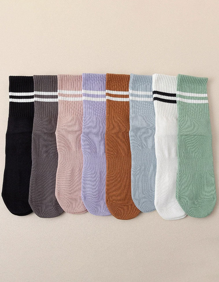 Multicolor Non-Slip Pilates Socks Breathable Yoga Fitness Socks