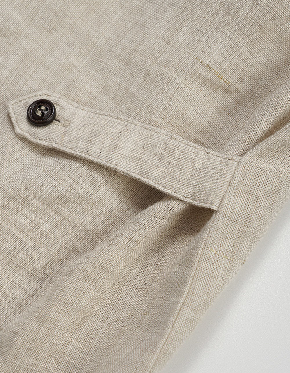 women elegant white linen long sleeve blouse