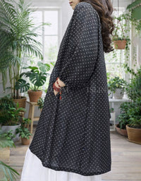 Trendy Polka Dot Dress with Button Detail for Casual Days