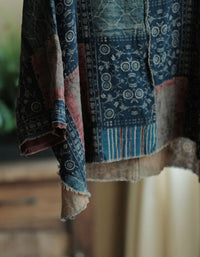 Breathable boho linen blouse women vintage fashion