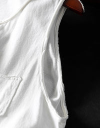 Summer Camisole Front Buckle Cotton Tops for Women