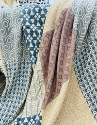 Spring Summer Vintage Bedroom French Bed Cover Blanket