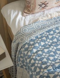 Spring Summer Vintage Bedroom French Bed Cover Blanket