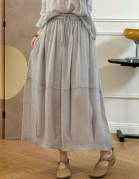 Women’s Loose Fit Flowy Skirt Lightweight Summer