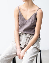 Summer U-neck / V-neck Linen Camisoles