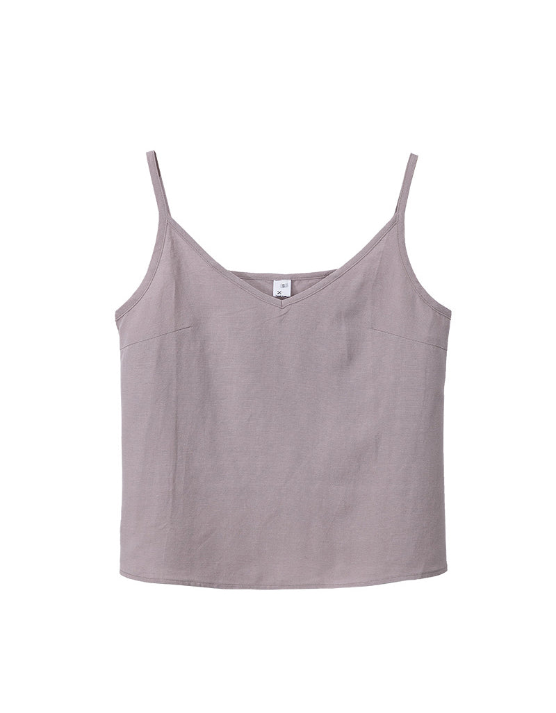 Summer U-neck / V-neck Linen Camisoles