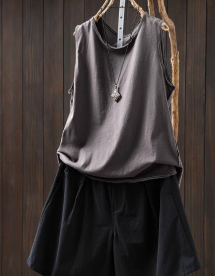 Summer Versatile Cotton Casual Cotton Tank Top