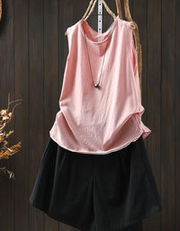 Summer Versatile Cotton Casual Cotton Tank Top