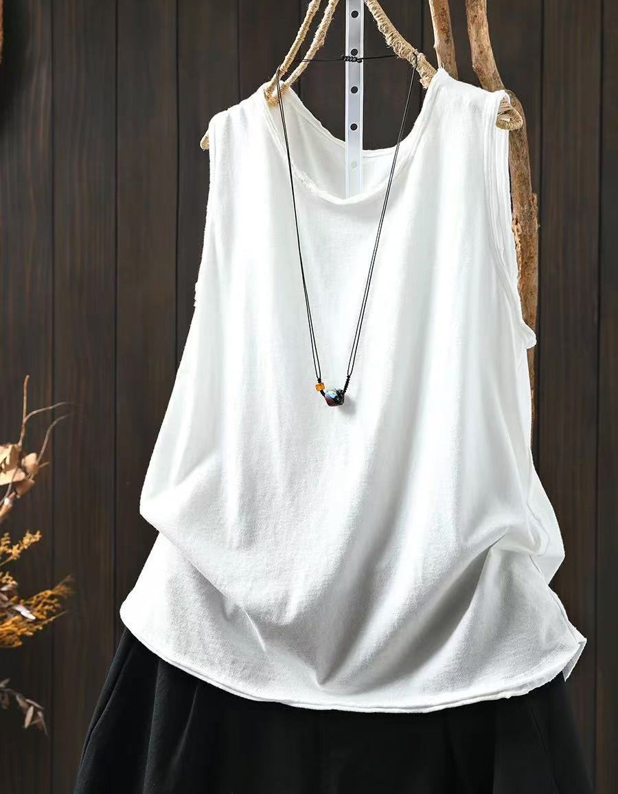 Summer Versatile Cotton Casual Cotton Tank Top