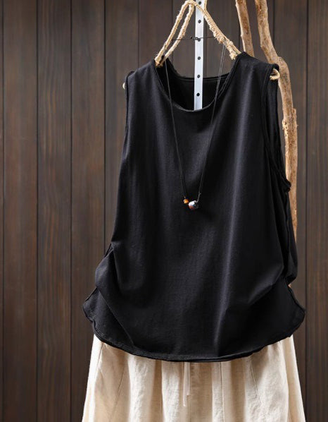 Summer Versatile Cotton Casual Cotton Tank Top