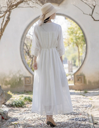 Elegant Boho Long Dress with Soft Lace