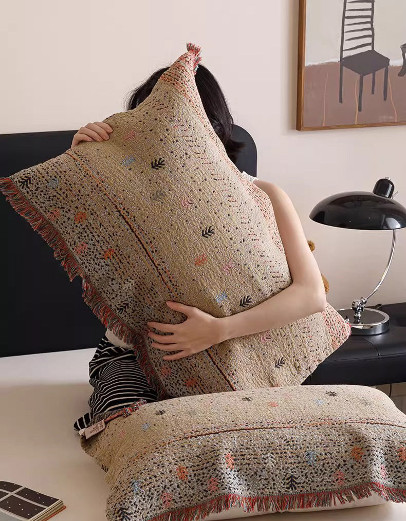 Sweat-absorbent Vintage Pure Cotton Pillowcase (2 PCS)