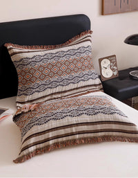 Sweat-absorbent Vintage Pure Cotton Pillowcase (2 PCS)