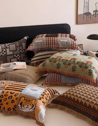 Sweat-absorbent Vintage Pure Cotton Pillowcase (2 PCS)