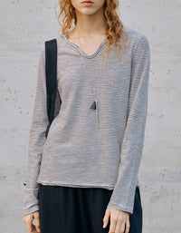 casual striped blouse women everyday fashion