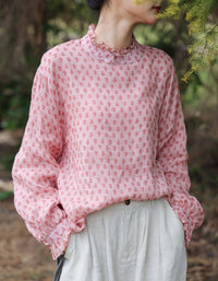 Vintage Floral Long Sleeve Shirt