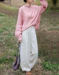 Vintage Floral Long Sleeve Shirt