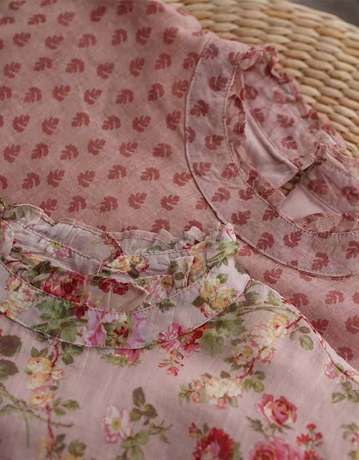 Vintage Floral Long Sleeve Shirt