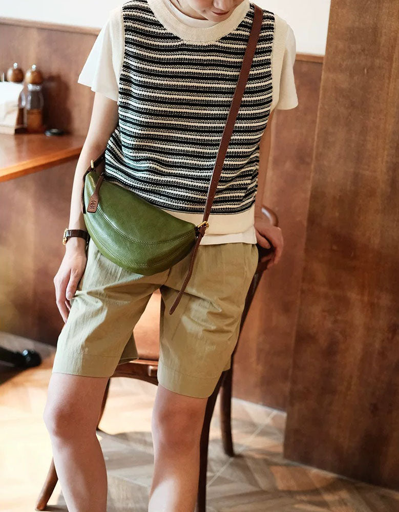 Casual women’s olive green crossbody handbag perfect for travel, shopping, and everyday use