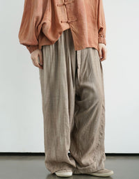 Vintage Loose High Waist Casual Trousers