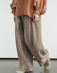 Vintage Loose High Waist Casual Trousers