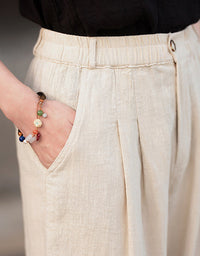 Vintage Relaxed Fix High-Waist Ramie Linen Pants