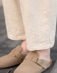 Vintage Relaxed Fix High-Waist Ramie Linen Pants