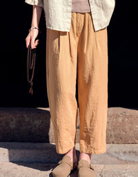 Vintage Relaxed Fix High-Waist Ramie Linen Pants