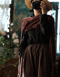 Winter Autumn Women Quilted Loose Wide Leg Pants