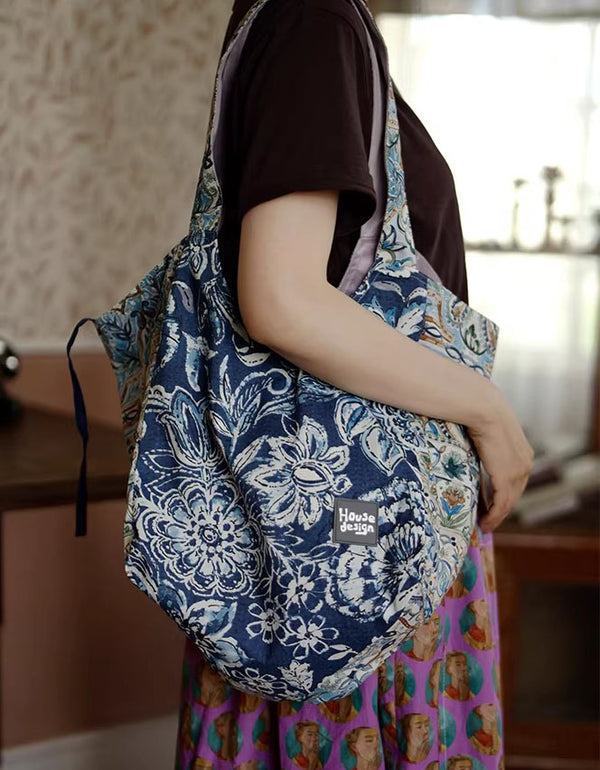 Women’s Bohemian Floral Tote Bag Large Shoulder Bag
