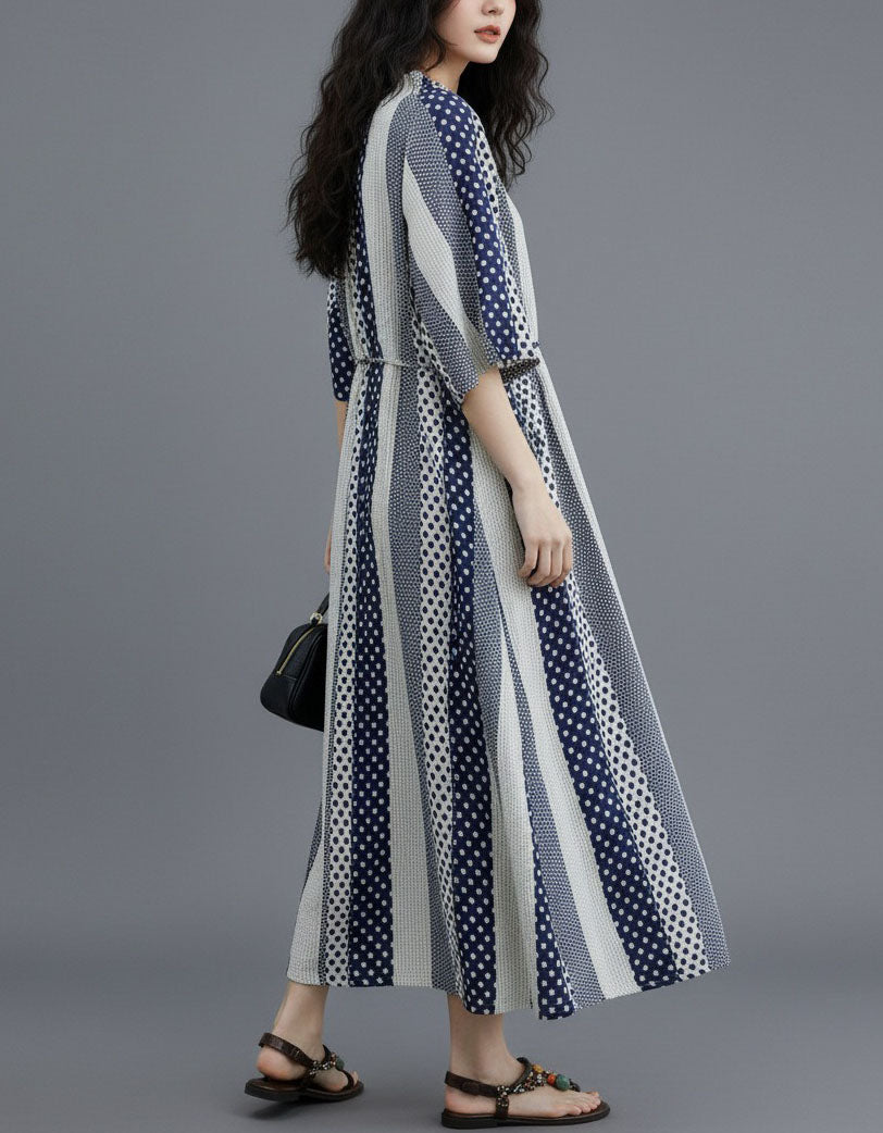 breathable flowy maxi dress for women casual wear