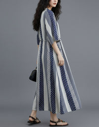 breathable flowy maxi dress for women casual wear